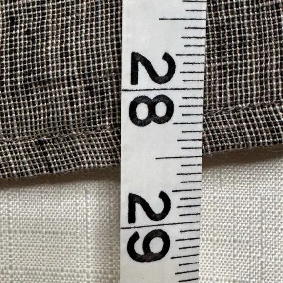 FLAX 100% Linen Dress Women's S Sleeveless Tank Lagenlook Hippie Artsy Summer - Picture 10 of 13